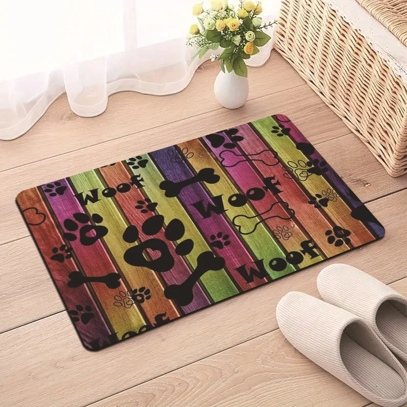 Decorative Pet-Themed Bath Mat Stornfield