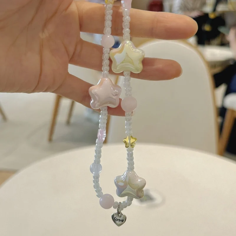 Charmante Perlen Charm Lanyard Karnz