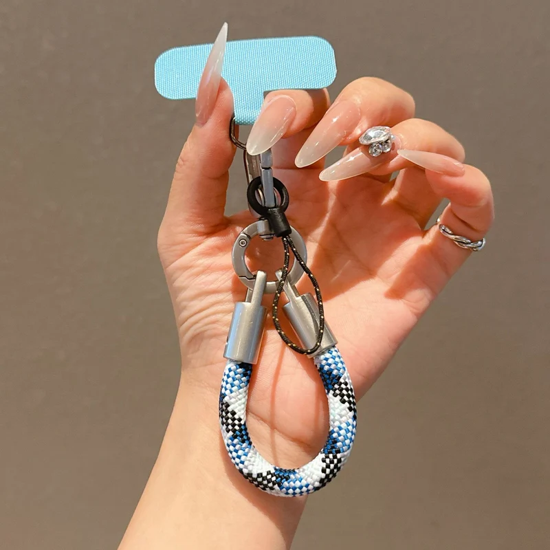 Lässiger Seil-Schlüsselanhänger Halter Karnz