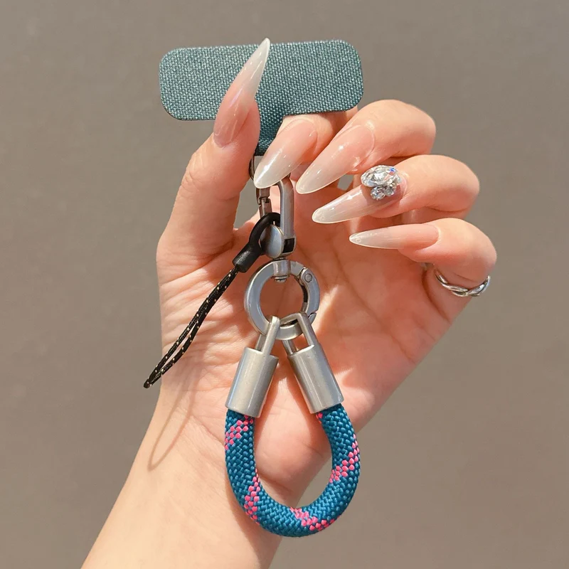 Lässiger Seil-Schlüsselanhänger Halter Karnz