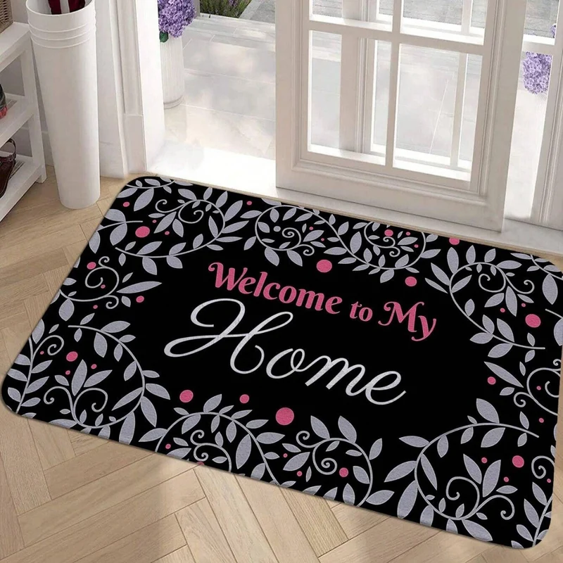 Decorative Geometric Welcome Mat Stornfield