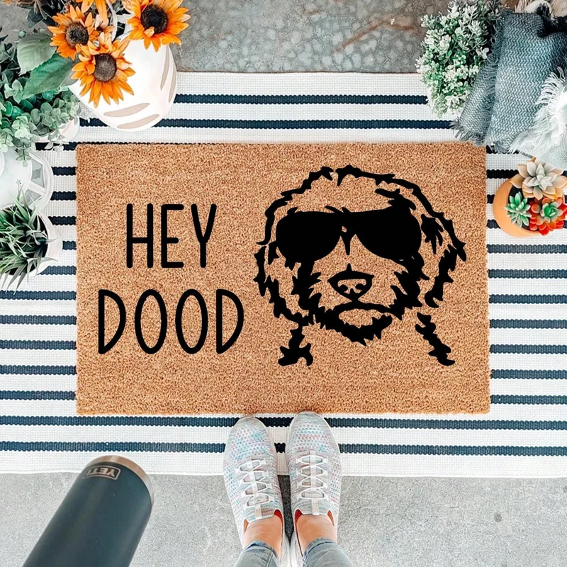 Decorative Geometric Welcome Mat Stornfield
