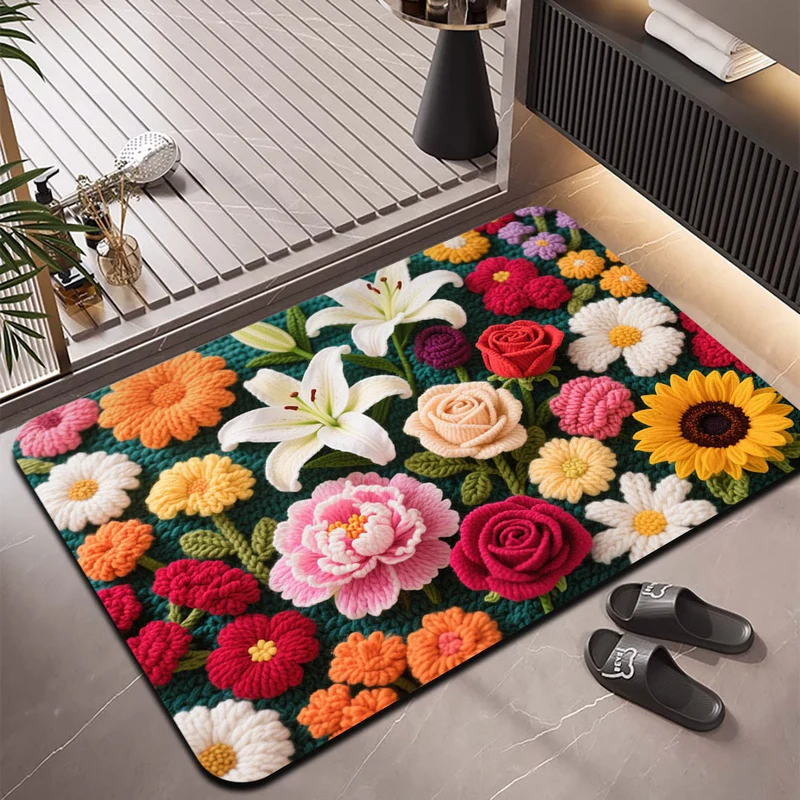 Decorative Floral Area Rug Stornfield