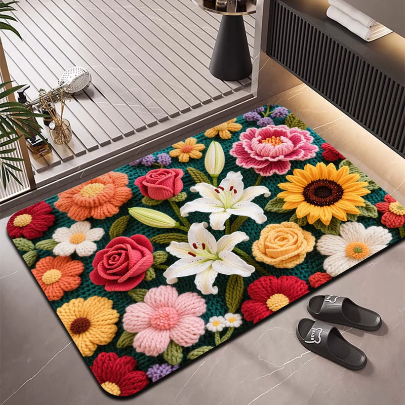 Decorative Floral Area Rug Stornfield