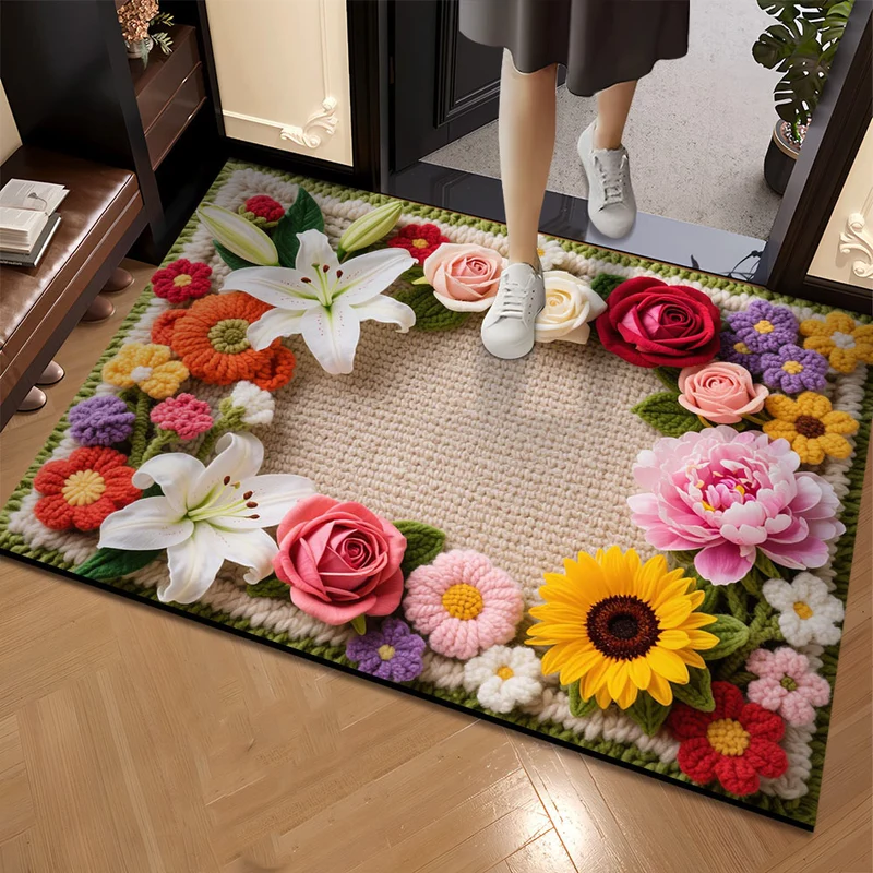 Decorative Floral Area Rug Stornfield
