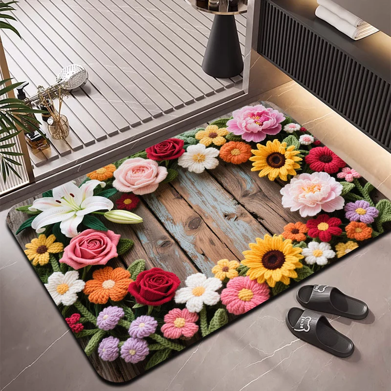 Decorative Floral Area Rug Stornfield