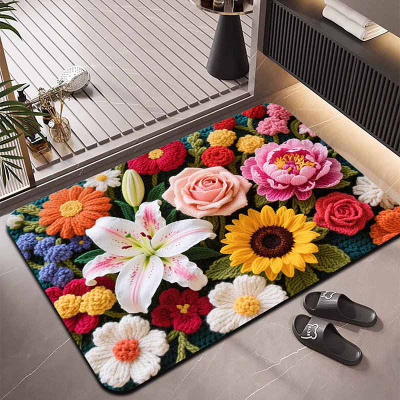 Decorative Floral Area Rug Stornfield
