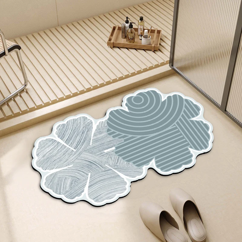 Decorative Cloud-Shaped Bath Mat Stornfield