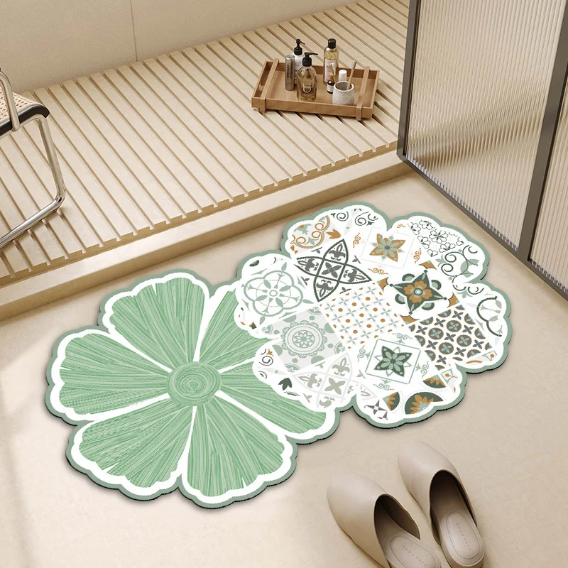 Decorative Cloud-Shaped Bath Mat Stornfield
