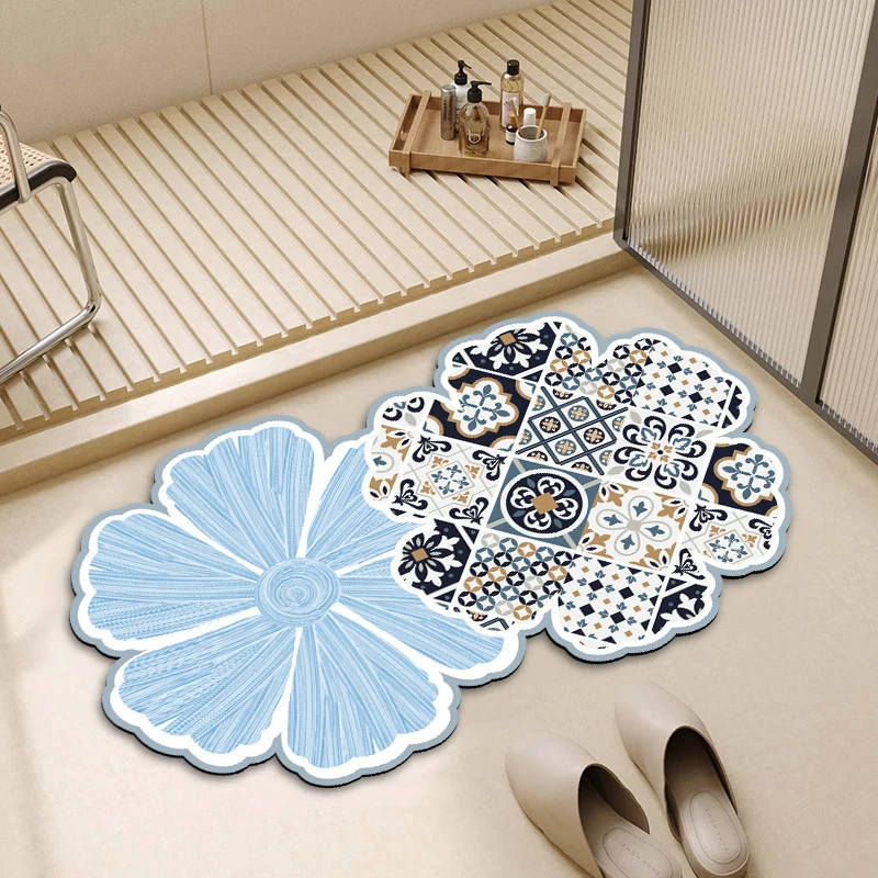 Decorative Cloud-Shaped Bath Mat Stornfield