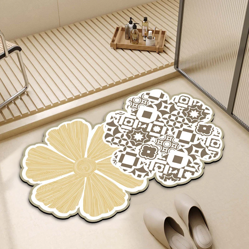 Decorative Cloud-Shaped Bath Mat Stornfield