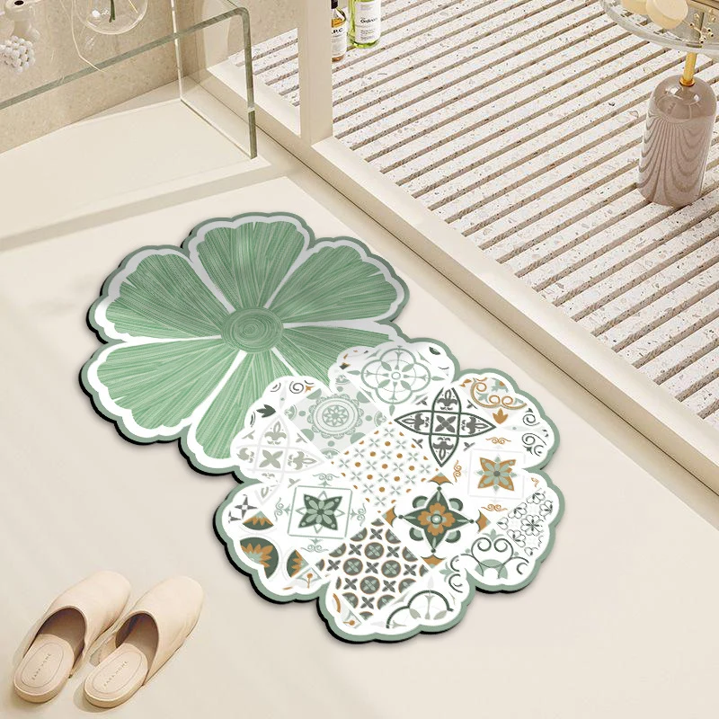 Decorative Cloud-Shaped Bath Mat Stornfield