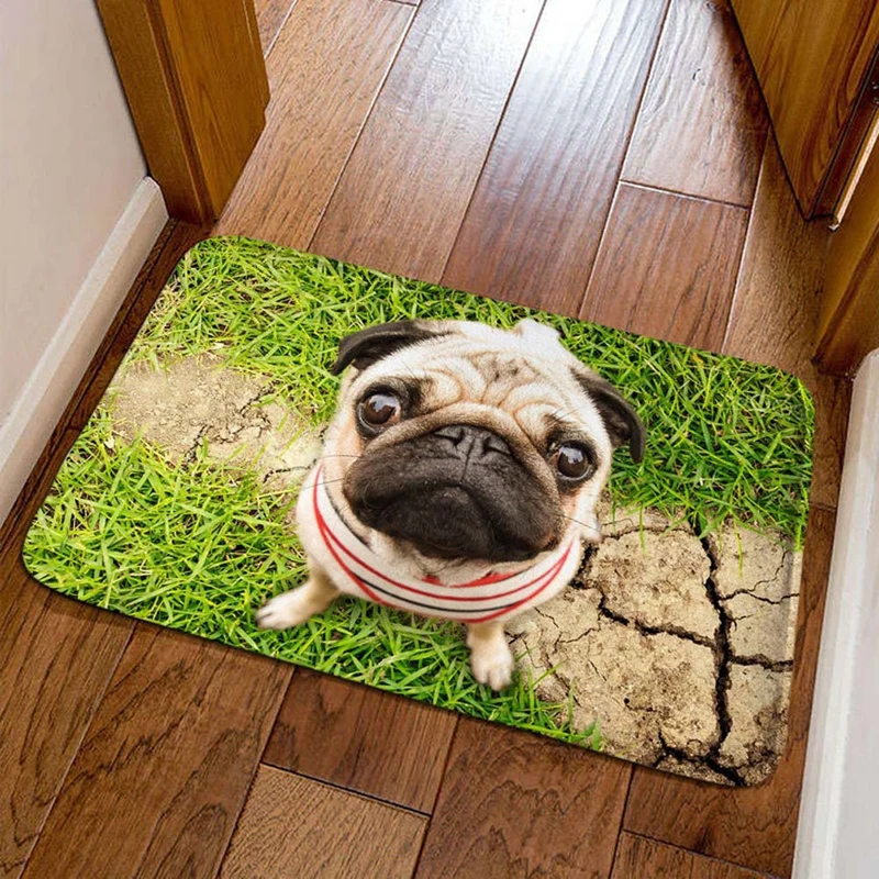 Decorative Cat Welcome Mat Stornfield
