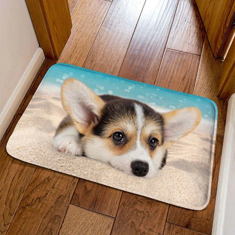 Decorative Cat Welcome Mat Stornfield