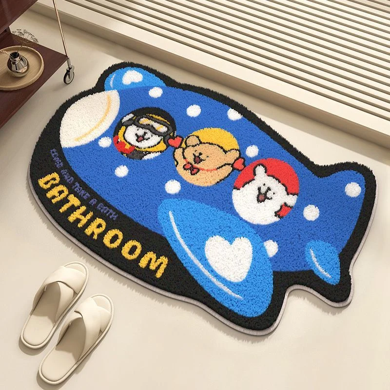 Decorative Cat-shaped Bath Mat Stornfield