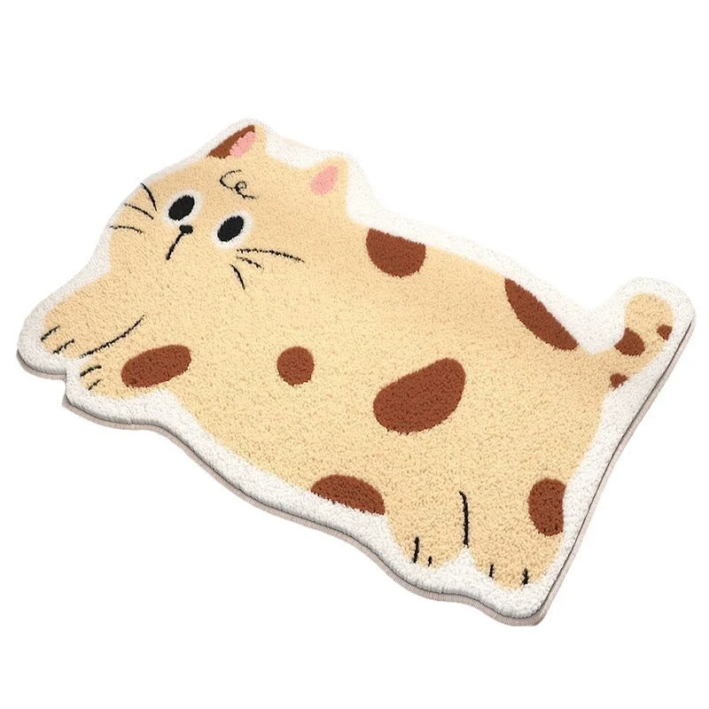 Decorative Cat-shaped Bath Mat Stornfield