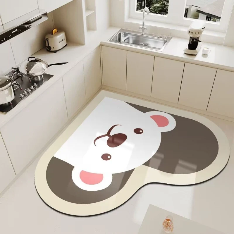 Cute Panda Themed Kitchen Floor Mat Stornfield