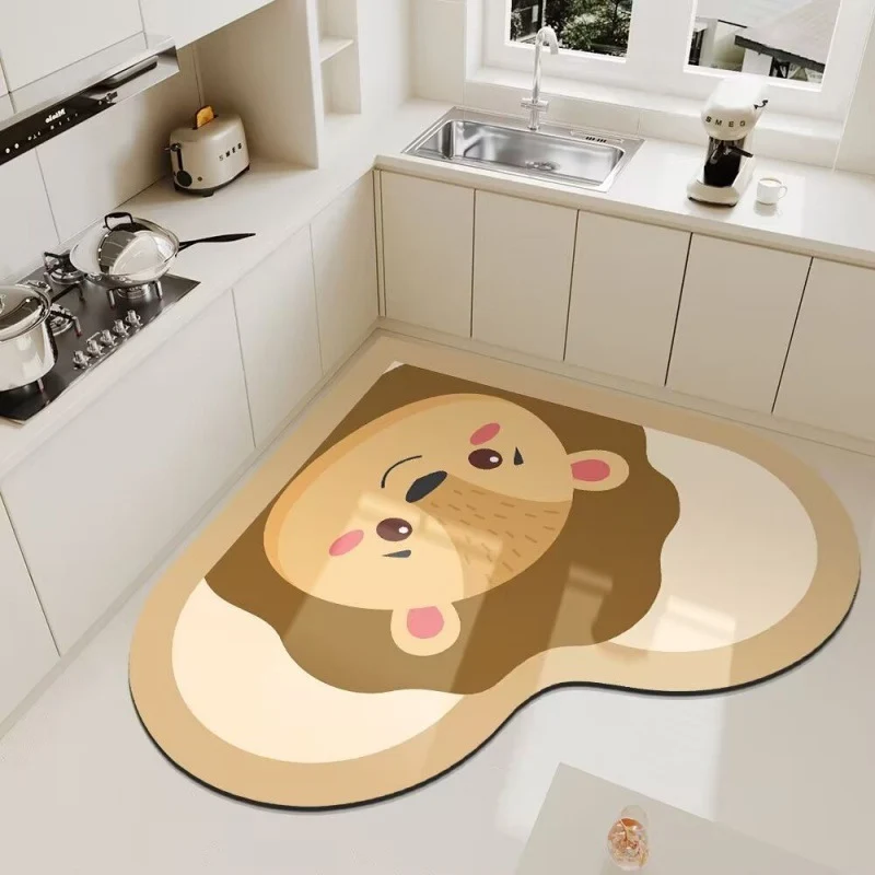 Cute Panda Themed Kitchen Floor Mat Stornfield
