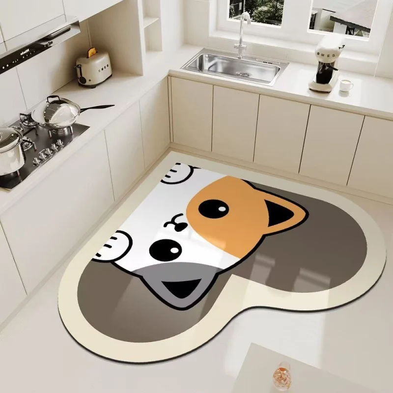 Cute Panda Themed Kitchen Floor Mat Stornfield