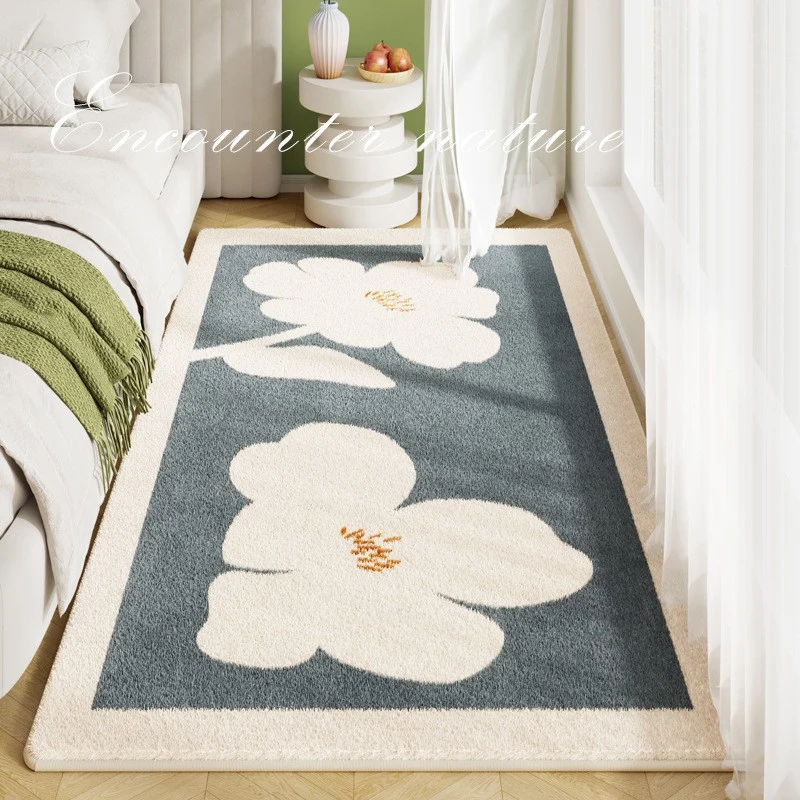 Cute Floral-Themed Memory Foam Area Rug Stornfield