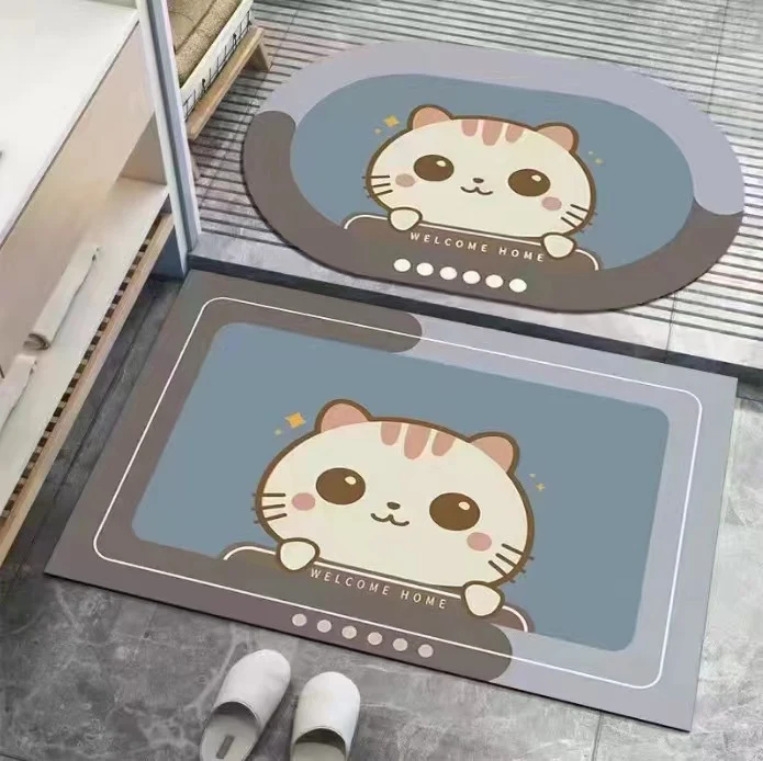 Cute Cat-Themed Doormat Stornfield