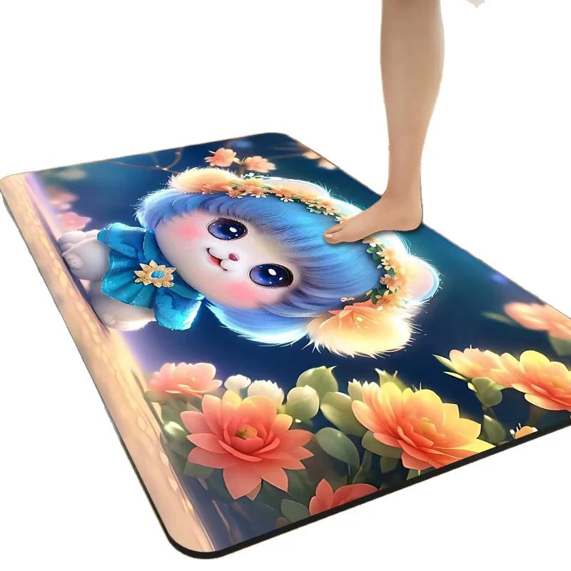 Cute Cat-Themed Bath Mat Stornfield