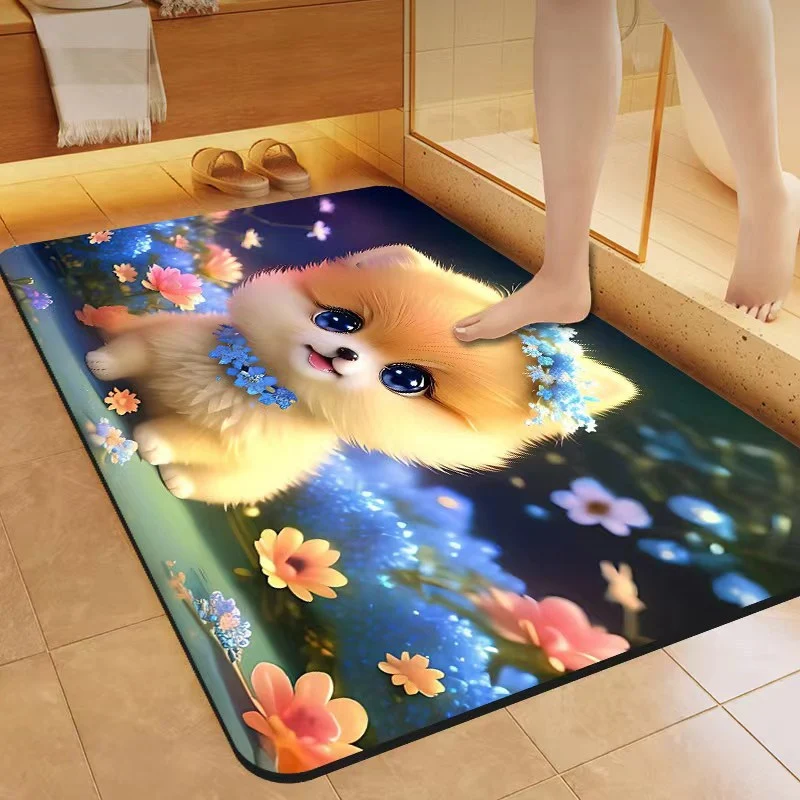 Cute Cat-Themed Bath Mat Stornfield