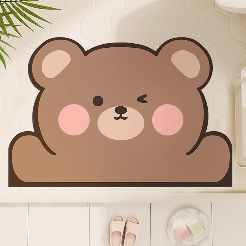 Cute Cartoon Dog-Shaped Bath Mat Stornfield