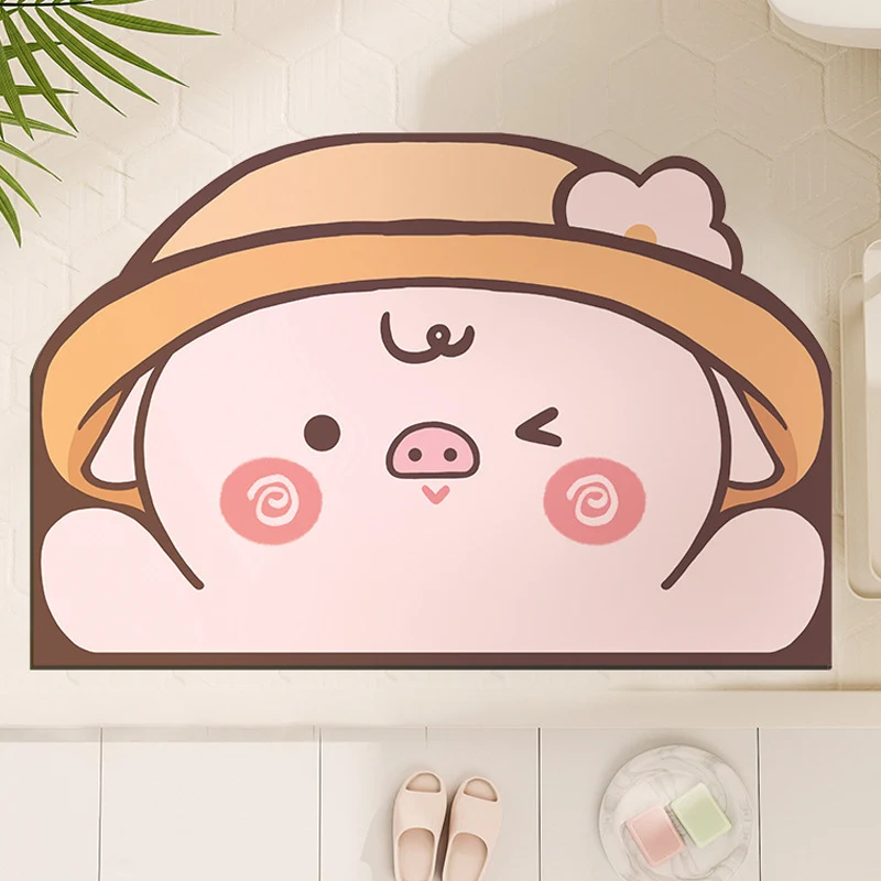 Cute Cartoon Dog-Shaped Bath Mat Stornfield