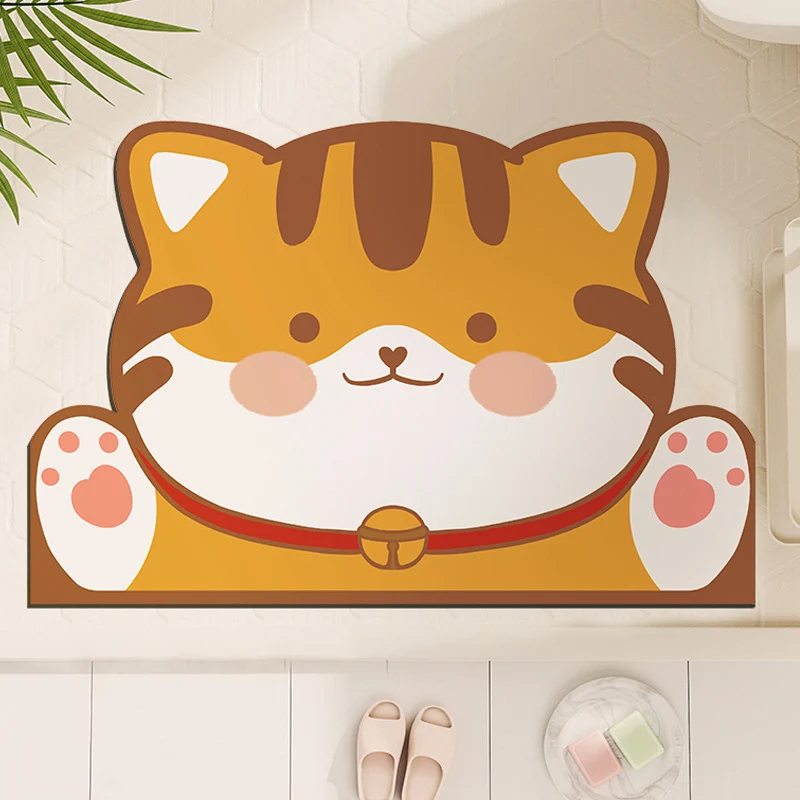 Cute Cartoon Dog-Shaped Bath Mat Stornfield