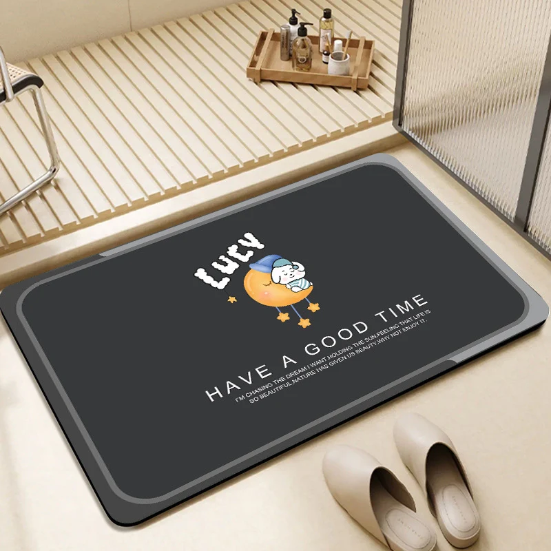 Cute Bunny-Themed Bathroom Mat Stornfield