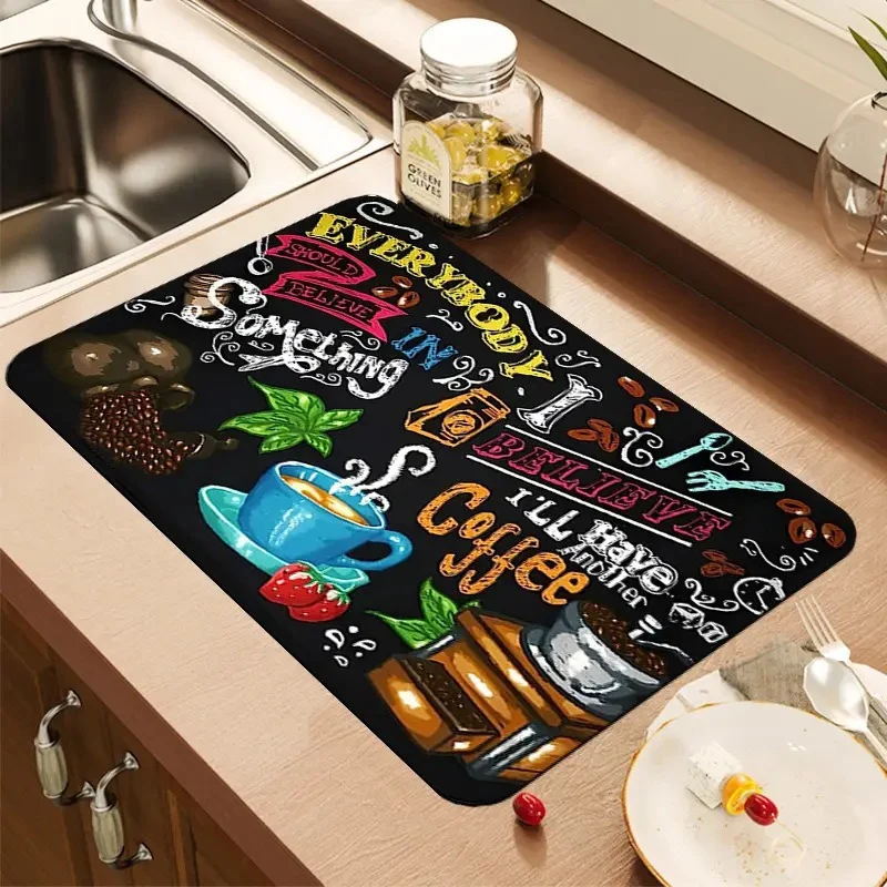 Coffee Bar Kitchen Mat Stornfield