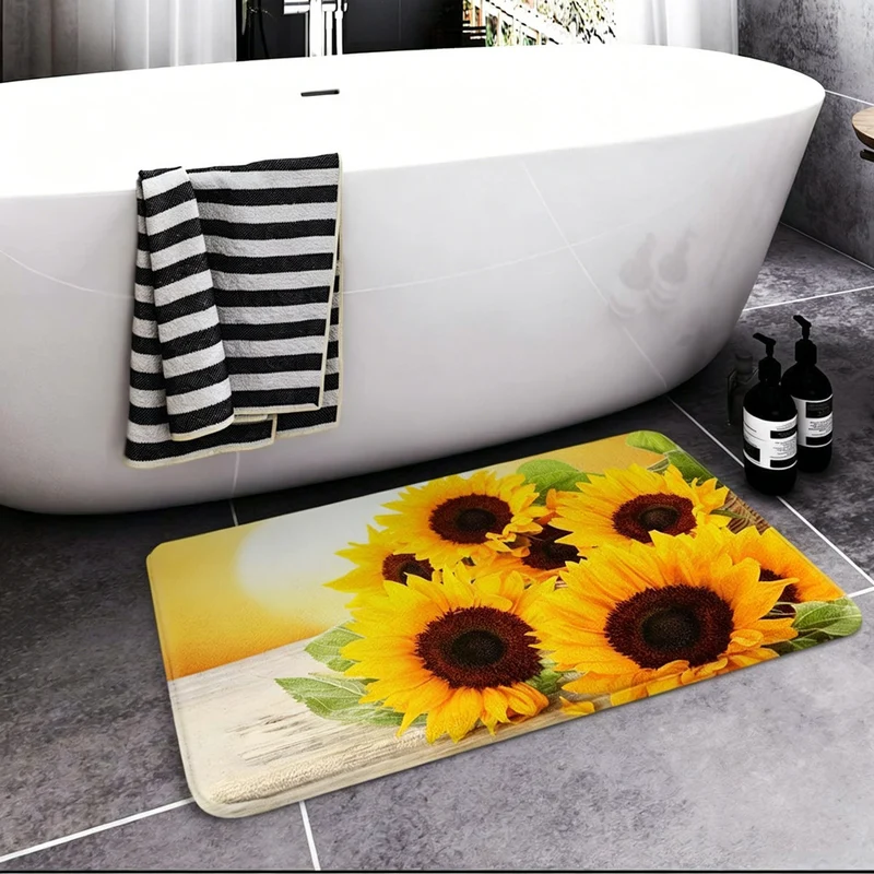 Coastal Nautical Bath Mat Stornfield