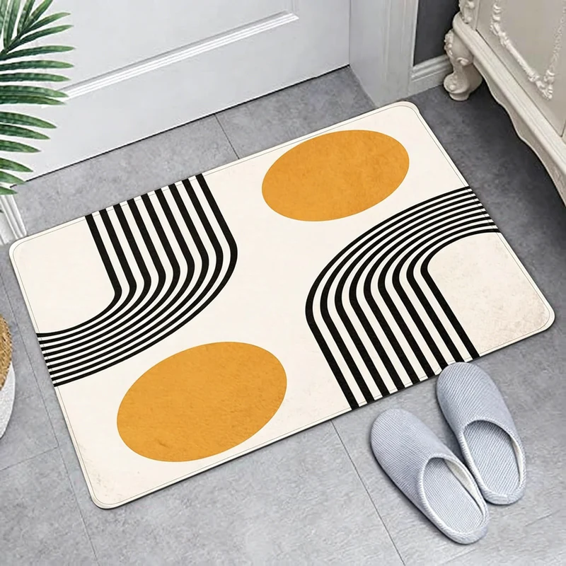 Coastal Nautical Bath Mat Stornfield