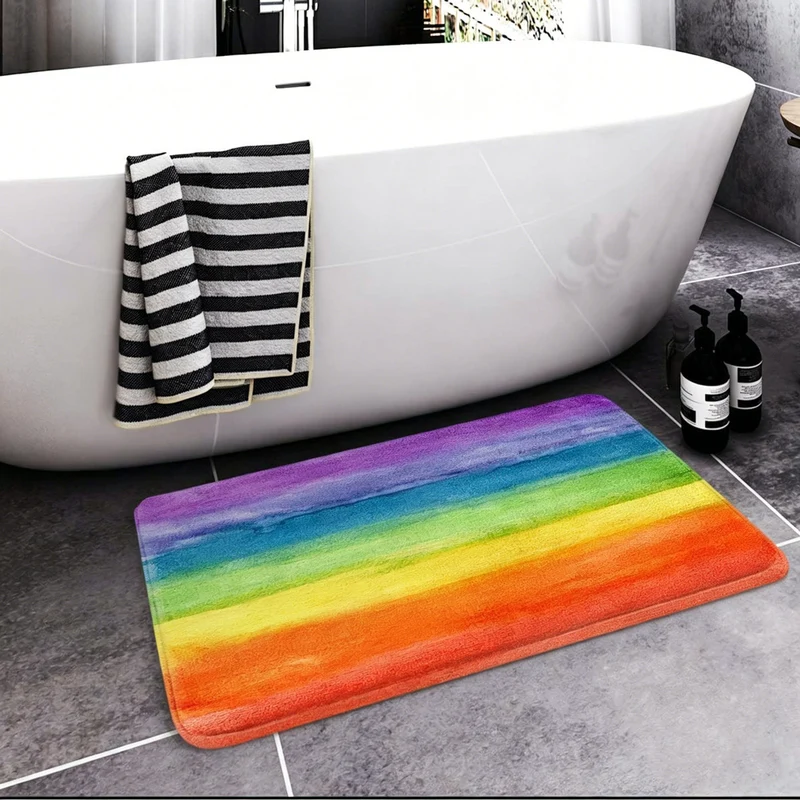 Coastal Nautical Bath Mat Stornfield