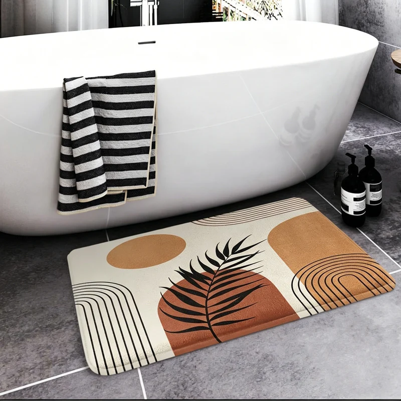 Coastal Nautical Bath Mat Stornfield