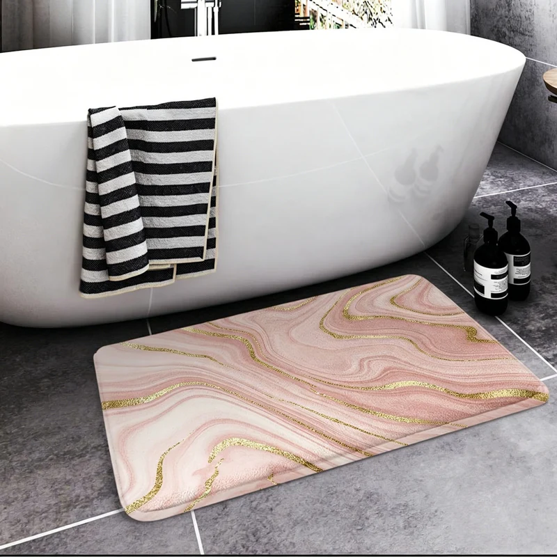 Coastal Nautical Bath Mat Stornfield