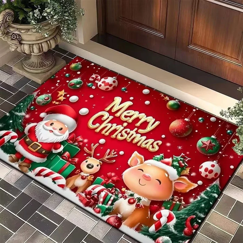 Christmas-Themed Welcome Mat Stornfield