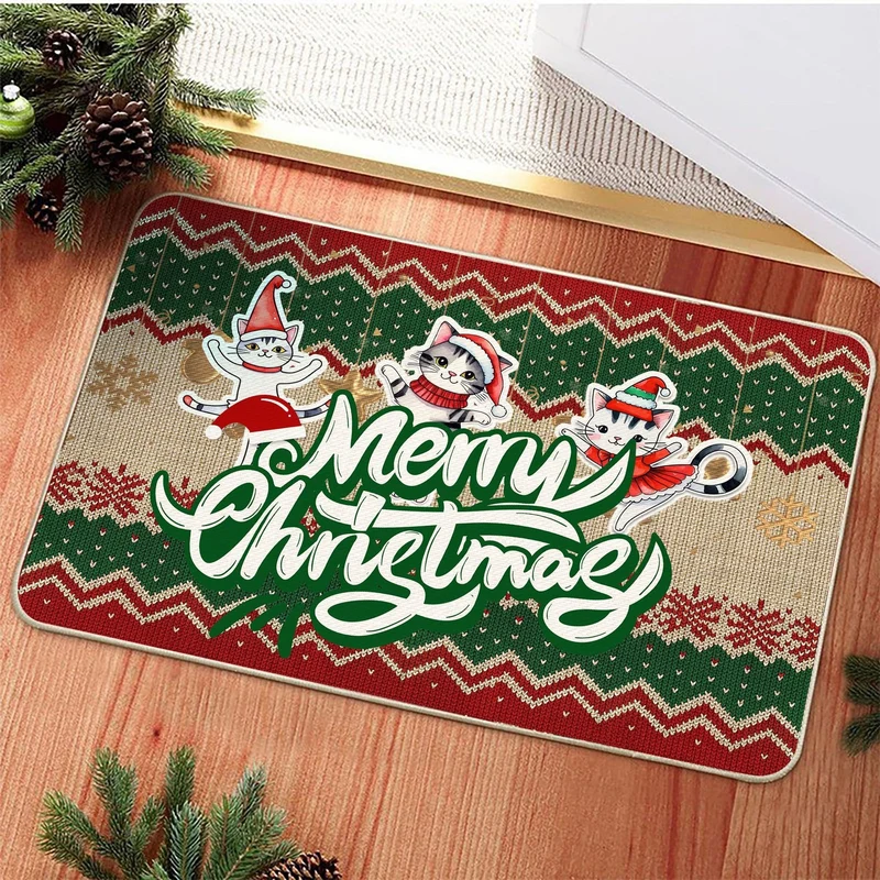 Christmas-Themed Decorative Door Mat Stornfield