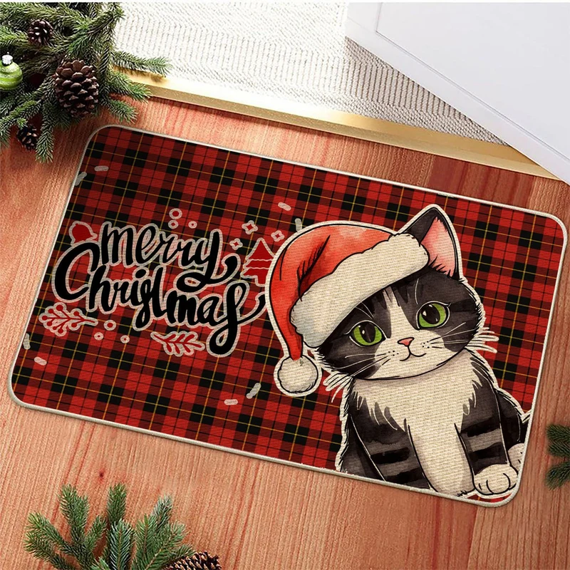 Christmas-Themed Decorative Door Mat Stornfield