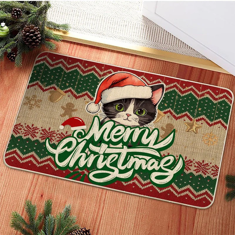 Christmas-Themed Decorative Door Mat Stornfield