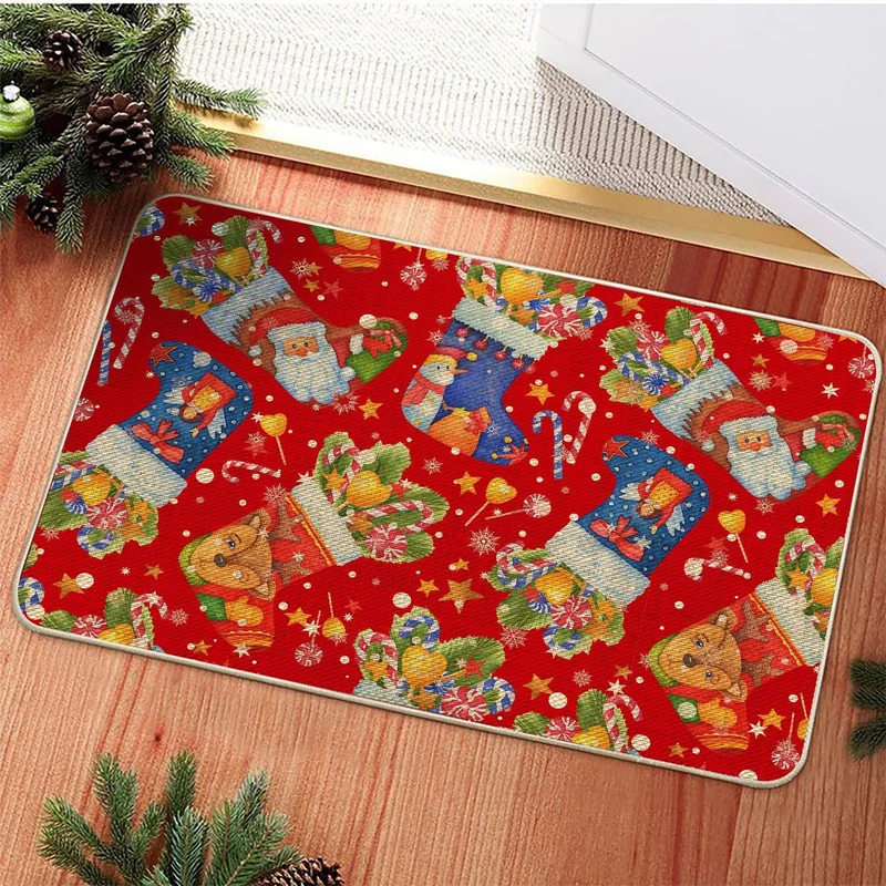 Christmas-Themed Decorative Door Mat Stornfield
