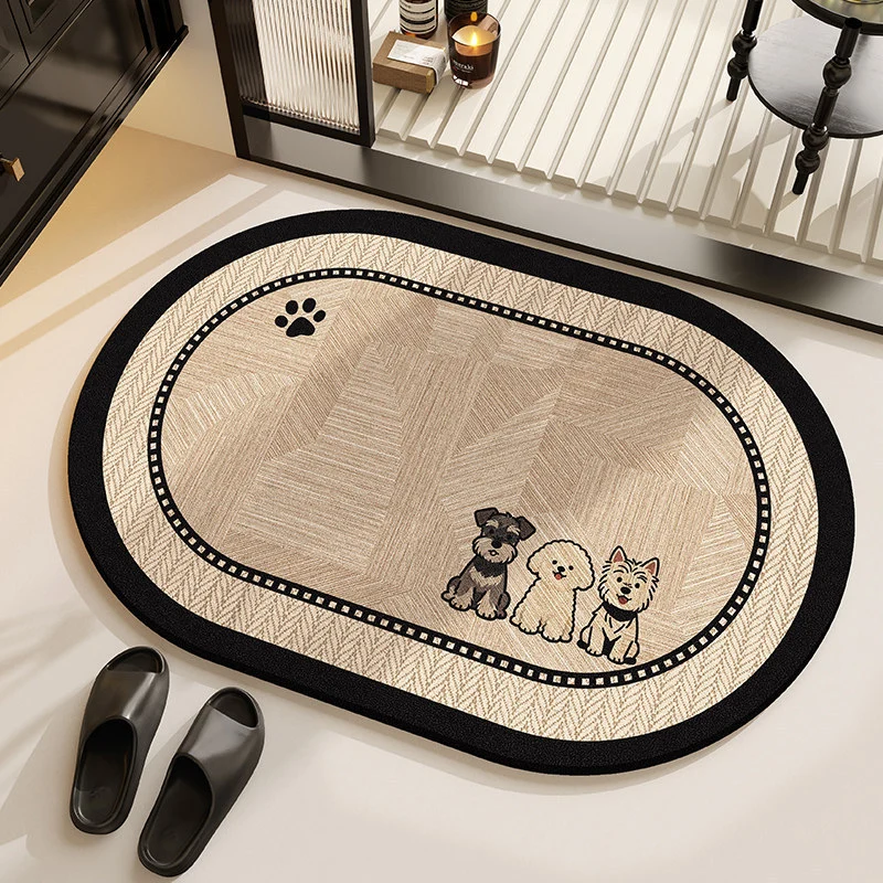 Cat-Themed Decorative Area Mat Stornfield