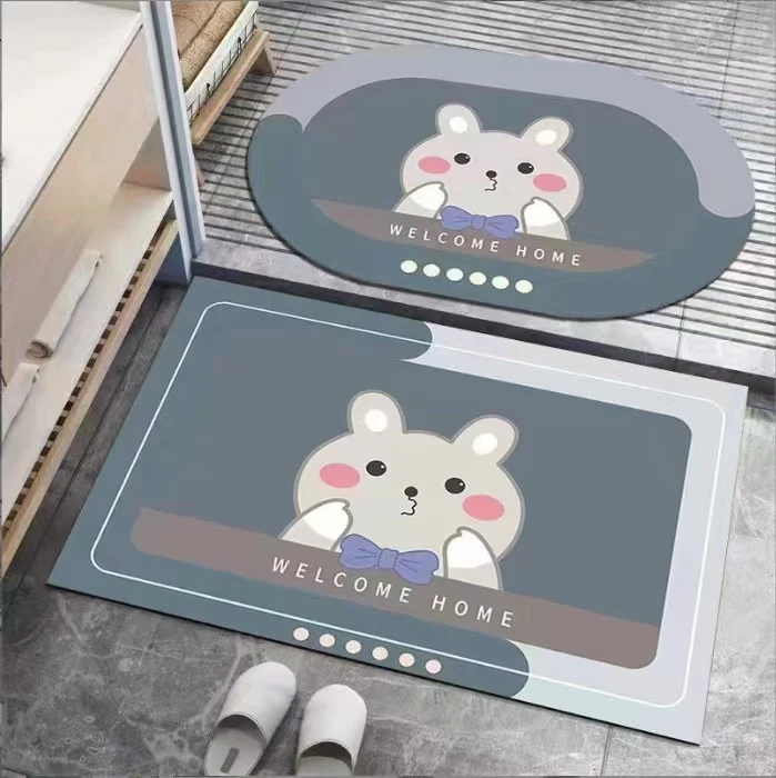 Cartoon-Themed Welcome Mat Stornfield