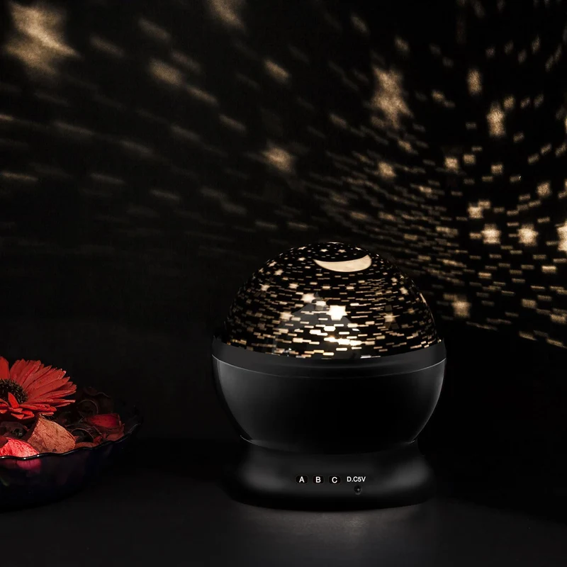 LED Sternenhimmel Projektor für Kinder - Black Edition Nachtlicht