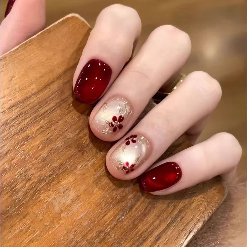 Artistic Floral Nail Art Design Stornfield