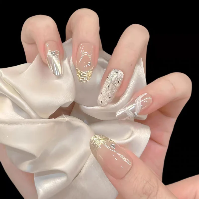 Artisanal Luxury Press-On Nail Set Stornfield
