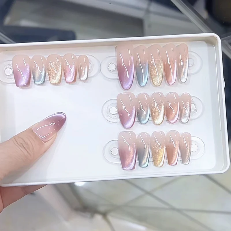 Premium Ombre Effect Press-On Nail Set Stornfield