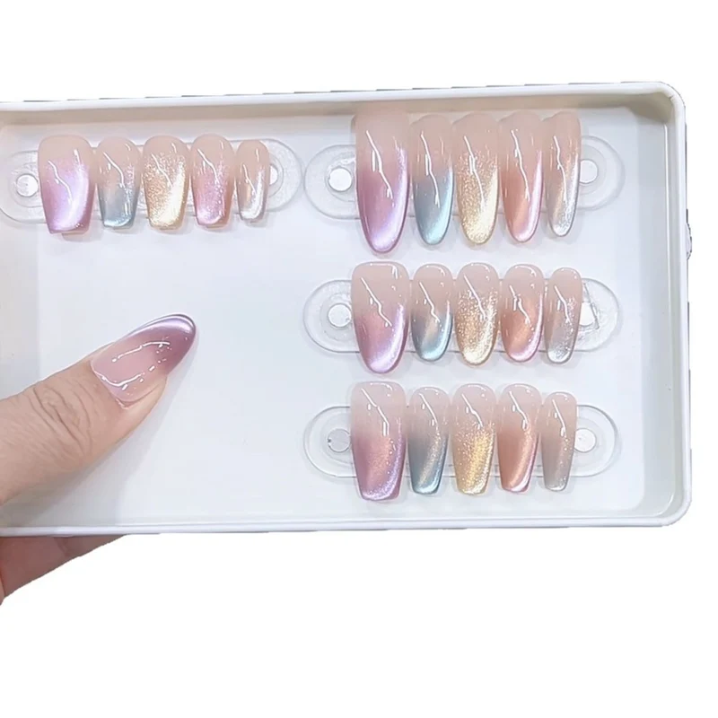 Premium Ombre Effect Press-On Nail Set Stornfield
