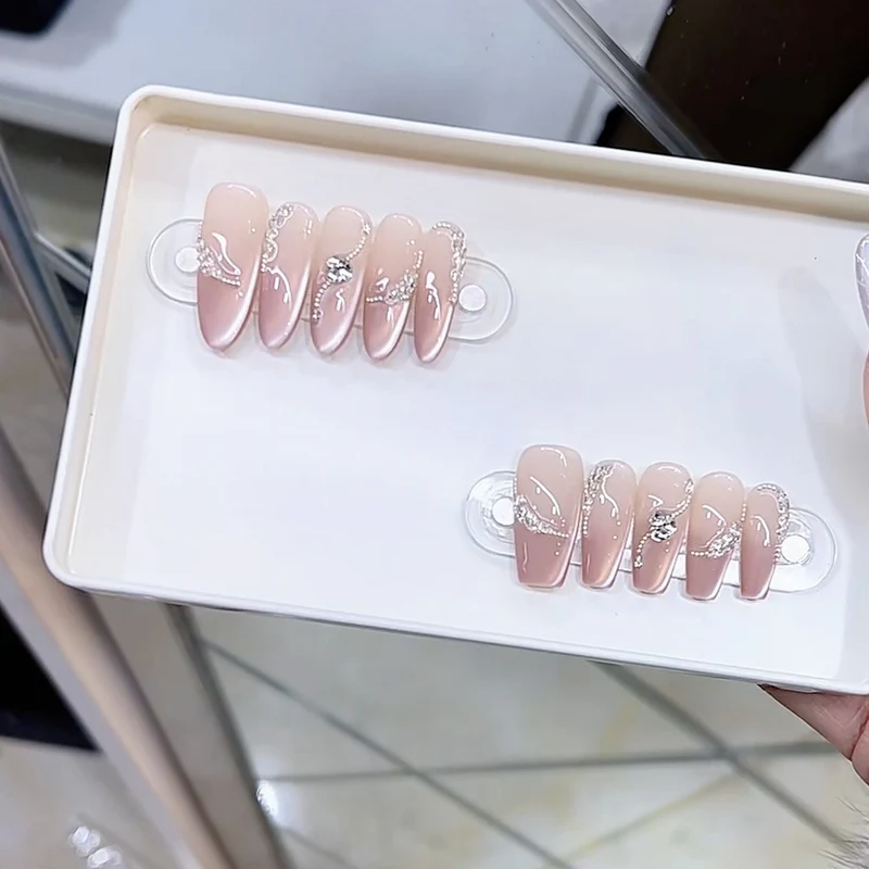 Premium Elegant Stiletto Press-On Nails Set Stornfield
